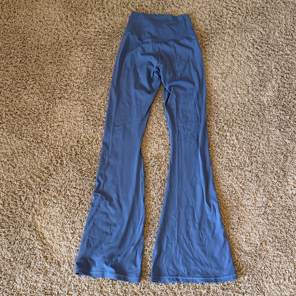 Aerie Blue Flare Leggings - Picture 4 of 5